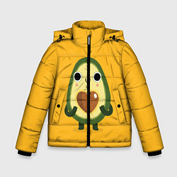 Куртка зимняя для мальчика AVOCADO, цвет: 3D-черный