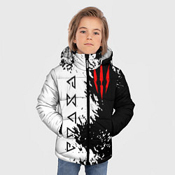 Куртка зимняя для мальчика THE WITCHER, цвет: 3D-светло-серый — фото 2
