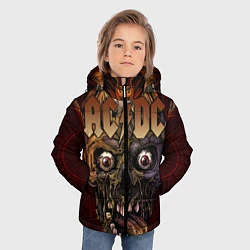 Куртка зимняя для мальчика ACDC, цвет: 3D-черный — фото 2