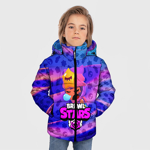 Зимняя куртка для мальчика BRAWL STARS:SANDY / 3D-Светло-серый – фото 3