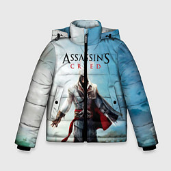 Куртка зимняя для мальчика Assassins Creed, цвет: 3D-красный