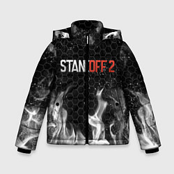 Куртка зимняя для мальчика STANDOFF 2, цвет: 3D-красный
