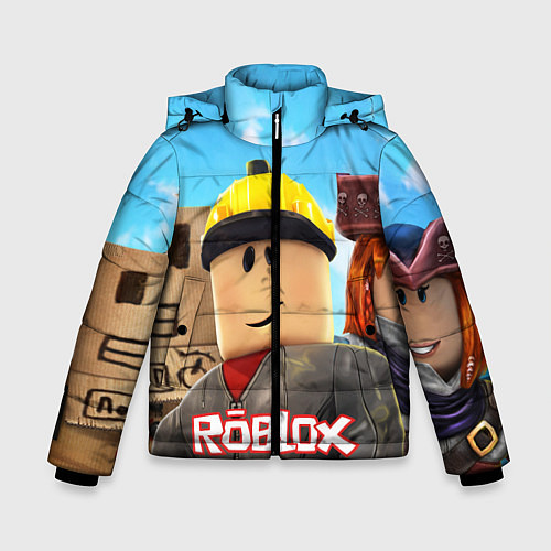 Зимняя куртка для мальчика ROBLOX / 3D-Светло-серый – фото 1