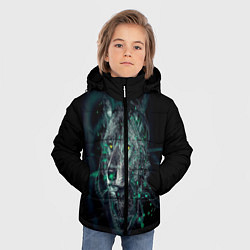 Куртка зимняя для мальчика ВОЛК, цвет: 3D-красный — фото 2