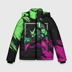 Куртка зимняя для мальчика Brawl Stars 8-BIT, цвет: 3D-черный