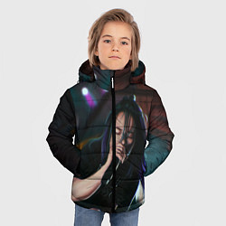Куртка зимняя для мальчика МУЗЫКА БИЛЛИ, цвет: 3D-черный — фото 2