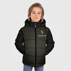 Куртка зимняя для мальчика PORSCHEспина, цвет: 3D-черный — фото 2