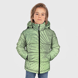 Куртка зимняя для мальчика В джунгли, цвет: 3D-черный — фото 2