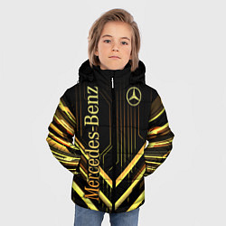 Куртка зимняя для мальчика Mercedes-Benz, цвет: 3D-черный — фото 2