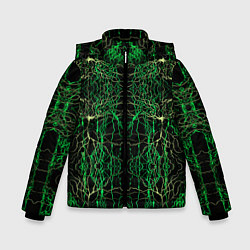 Куртка зимняя для мальчика Древо, цвет: 3D-черный