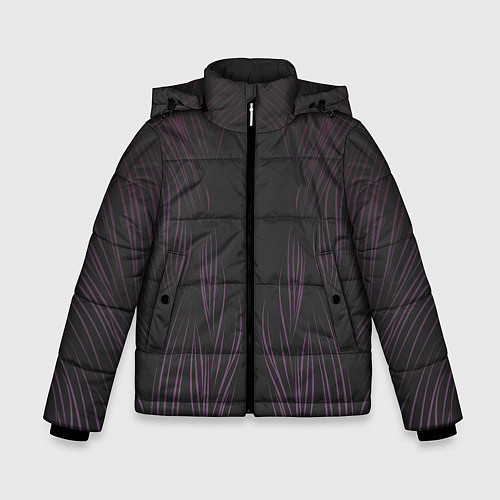 Зимняя куртка для мальчика Фиолетовое пламя / 3D-Красный – фото 1