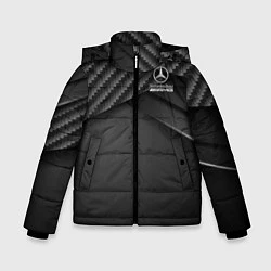 Куртка зимняя для мальчика Mercedes-AMG, цвет: 3D-черный