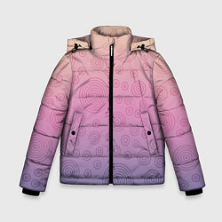 Куртка зимняя для мальчика Абстрактный узор, цвет: 3D-черный