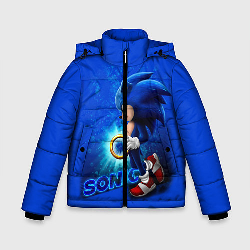 Зимняя куртка для мальчика SONIC / 3D-Красный – фото 1