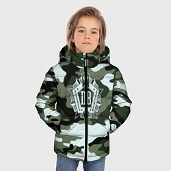 Куртка зимняя для мальчика Пограничные Войска, цвет: 3D-красный — фото 2