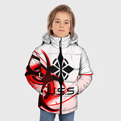 Куртка зимняя для мальчика USS, цвет: 3D-светло-серый — фото 2