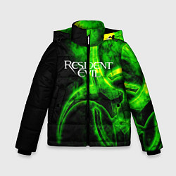 Куртка зимняя для мальчика RESIDENT EVIL, цвет: 3D-черный