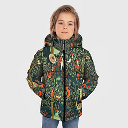 Куртка зимняя для мальчика Abstraction Pattern, цвет: 3D-черный — фото 2