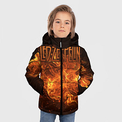 Куртка зимняя для мальчика Led Zeppelin, цвет: 3D-светло-серый — фото 2