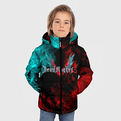 Куртка зимняя для мальчика DEVIL MAY CRY, цвет: 3D-красный — фото 2