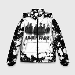 Куртка зимняя для мальчика LINKIN PARKспина, цвет: 3D-красный