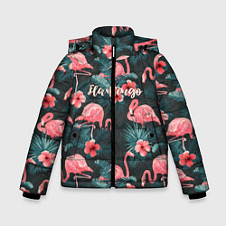 Куртка зимняя для мальчика Flamingo, цвет: 3D-красный