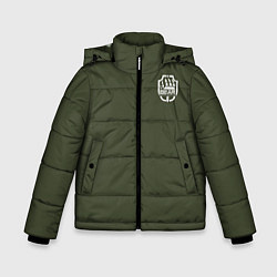 Куртка зимняя для мальчика Escape from Tarkov BEAR, цвет: 3D-светло-серый