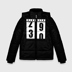 Куртка зимняя для мальчика OLDOMETR 30 лет, цвет: 3D-черный