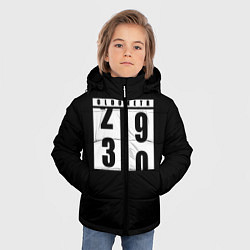 Куртка зимняя для мальчика OLDOMETR 30 лет, цвет: 3D-черный — фото 2
