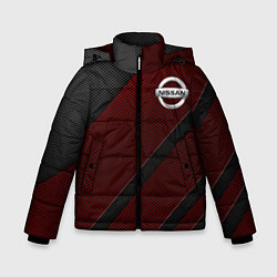 Куртка зимняя для мальчика Nissan, цвет: 3D-черный