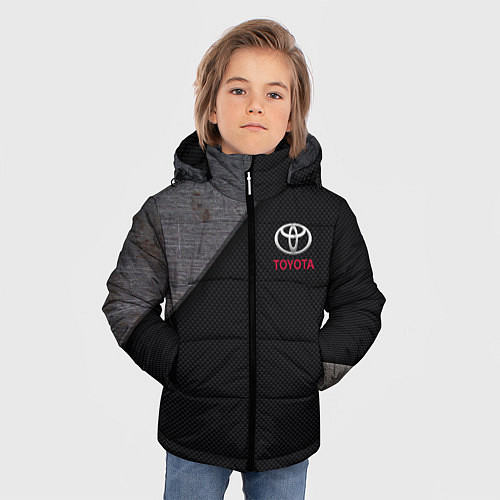 Зимняя куртка для мальчика TOYOTA CARBON / 3D-Светло-серый – фото 3