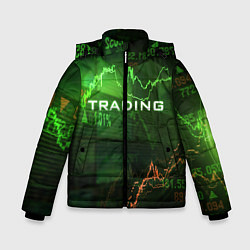 Куртка зимняя для мальчика Трейдинг 03, цвет: 3D-светло-серый