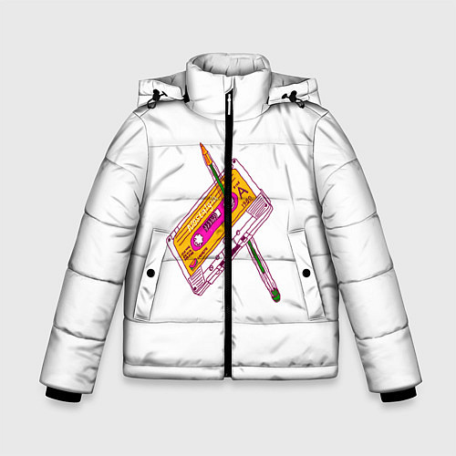 Зимняя куртка для мальчика 90s / 3D-Светло-серый – фото 1