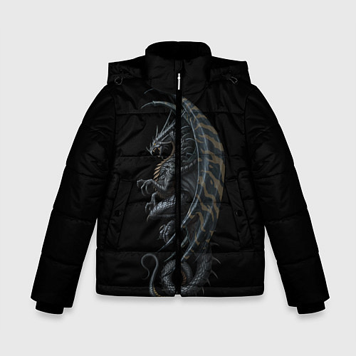 Зимняя куртка для мальчика Black Dragon / 3D-Светло-серый – фото 1