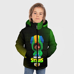 Куртка зимняя для мальчика BRAWL STARS Leon, цвет: 3D-черный — фото 2
