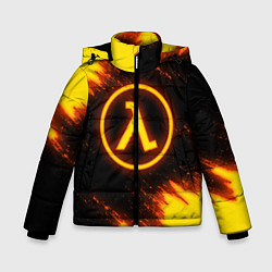 Куртка зимняя для мальчика HALF-LIFE, цвет: 3D-черный
