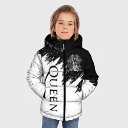 Куртка зимняя для мальчика QUEEN, цвет: 3D-черный — фото 2