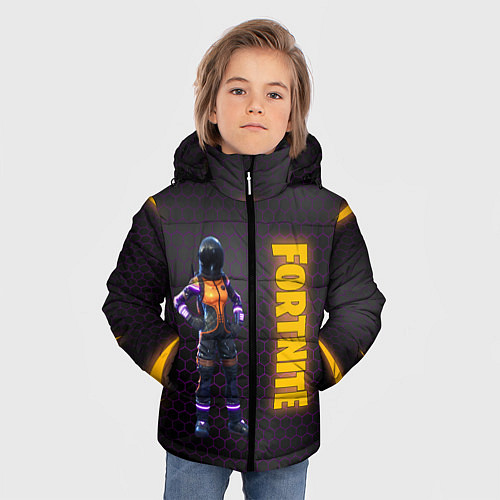 Зимняя куртка для мальчика FORTNITE / 3D-Светло-серый – фото 3