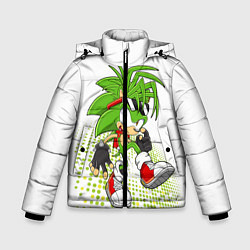Куртка зимняя для мальчика Sonic, цвет: 3D-черный