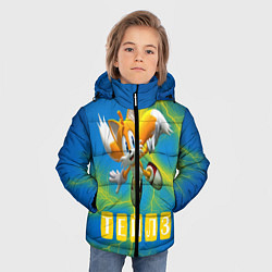 Куртка зимняя для мальчика Sonic - Майлз Тейлз, цвет: 3D-черный — фото 2