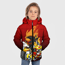 Куртка зимняя для мальчика Ёж Шедоу, цвет: 3D-черный — фото 2
