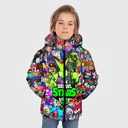 Куртка зимняя для мальчика BRAWL STARS: 8 BIT, цвет: 3D-черный — фото 2