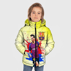 Куртка зимняя для мальчика Месси, цвет: 3D-красный — фото 2