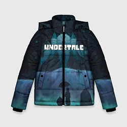 Куртка зимняя для мальчика UNDERTALE, цвет: 3D-светло-серый