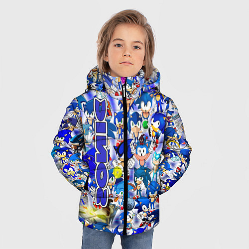 Зимняя куртка для мальчика Sonik / 3D-Светло-серый – фото 3