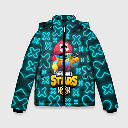 Куртка зимняя для мальчика Brawl Stars Pirate Gene, цвет: 3D-красный