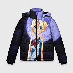 Куртка зимняя для мальчика СЕЙЛОР МУН, цвет: 3D-черный