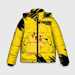 Куртка зимняя для мальчика PIKACHU: PIKA PIKA, цвет: 3D-черный