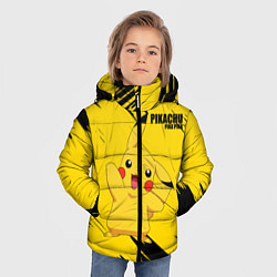 Куртка зимняя для мальчика PIKACHU: PIKA PIKA, цвет: 3D-черный — фото 2