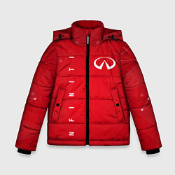 Куртка зимняя для мальчика Infinity, цвет: 3D-красный